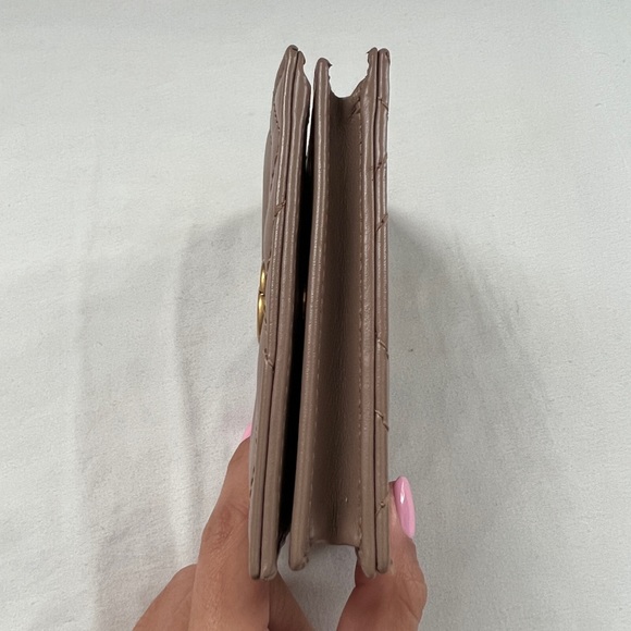 Gucci GG Matelasse Marmont Leather Chevron Card Case Wallet - Picture 5 of 12